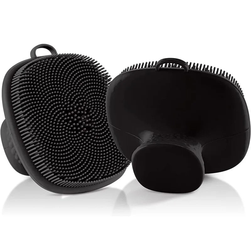 Handheld Face Decontamination Brush Silicone Face Cleansing Brush