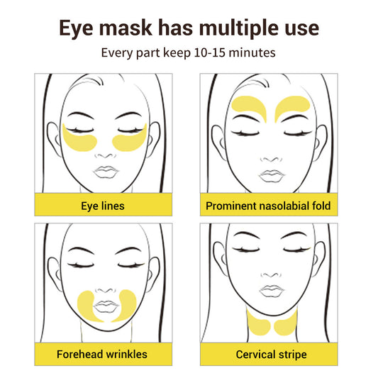 Collagen Removal Eye Puffiness Wrinkles Eye Circles Retinol Vc Hyaluronic Acid Mask