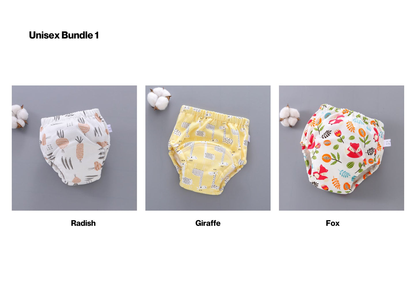 Baby Training Pants Washable 6-layer Gauze Diaper Cover Learning