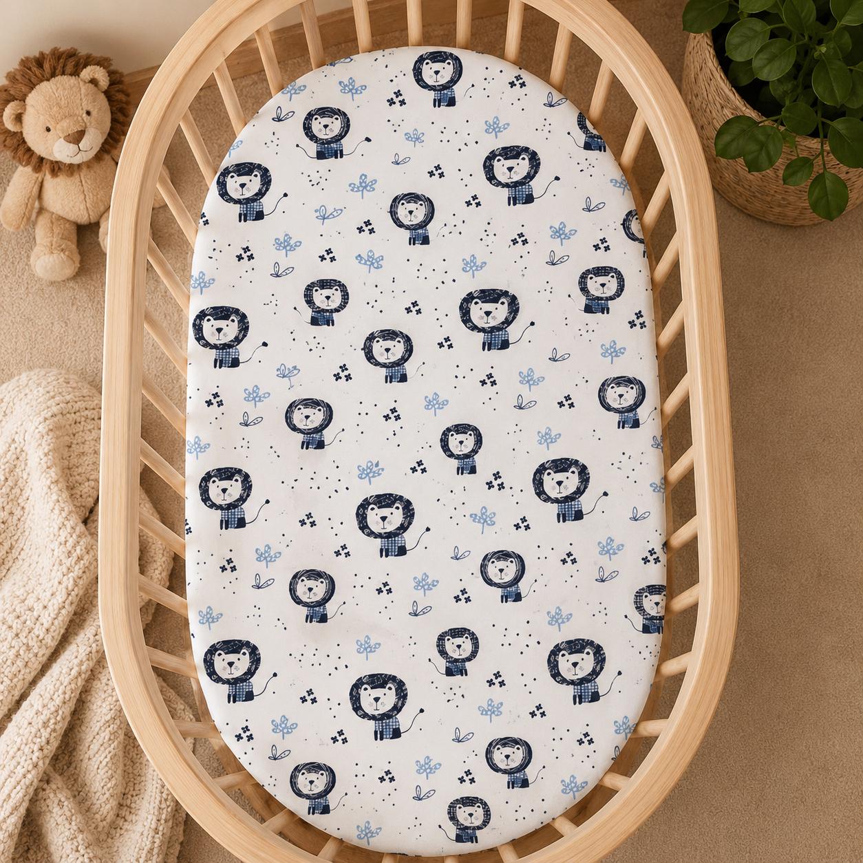 Baby cradle mattress cover