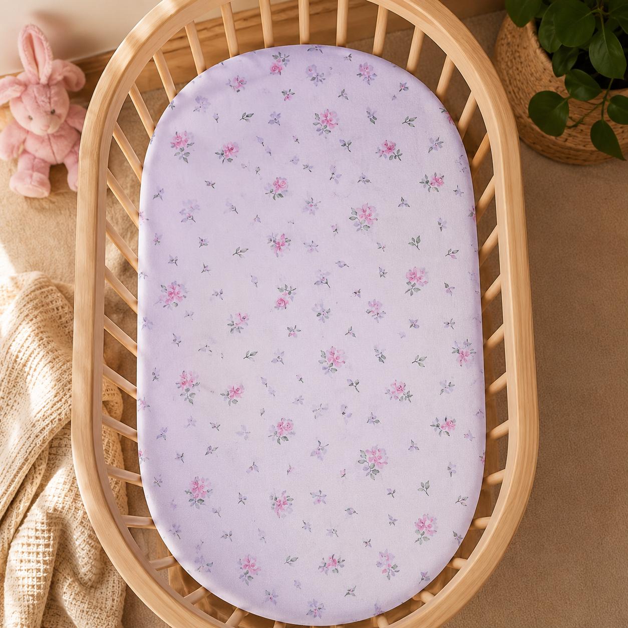 Baby cradle mattress cover