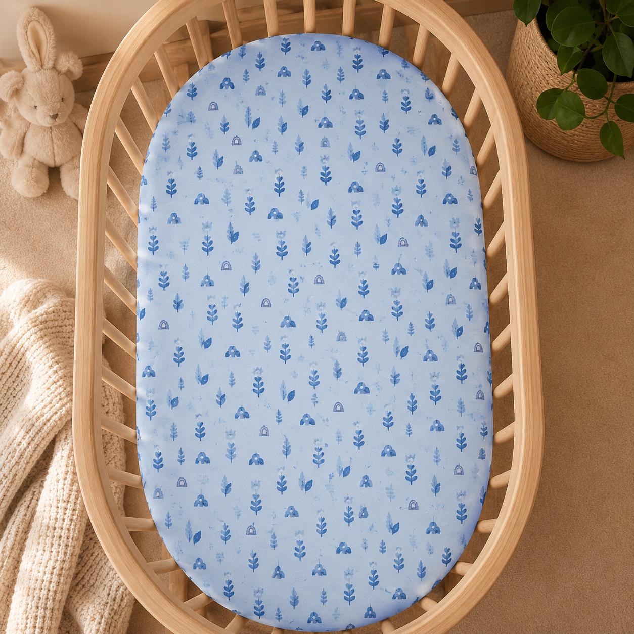 Baby cradle mattress cover