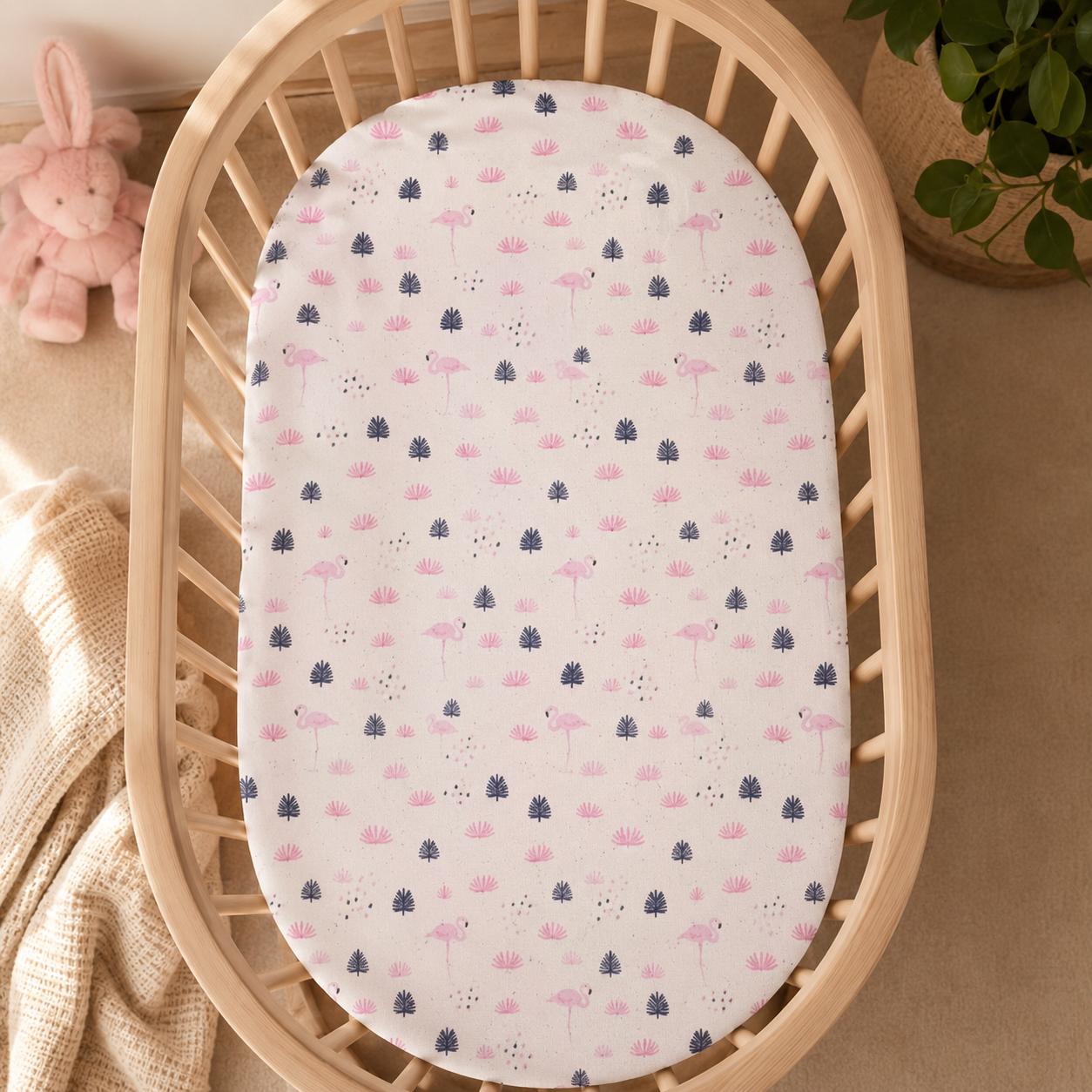 Baby cradle mattress cover