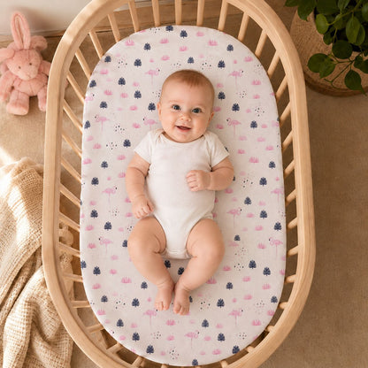 Baby cradle mattress cover