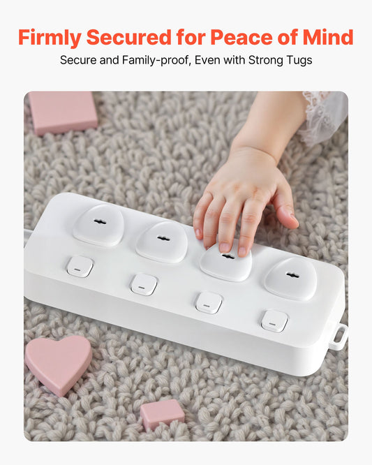 Outlet Covers, 70 Pack, Plug Covers For Electrical Outlets, Secure Electric Socket Protector Caps With Shock Prevention, Easy Installation, Insulated ABS, For Home Wall Power Sockets, White